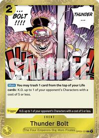 Thunder Bolt (Jolly Roger Foil) [Premium Booster -The Best-] | Gear Gaming Bentonville