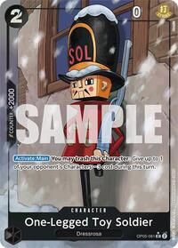 One-Legged Toy Soldier (Full Art) [Premium Booster -The Best-] | Gear Gaming Bentonville