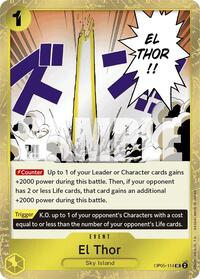 El Thor (Jolly Roger Foil) [Premium Booster -The Best-] | Gear Gaming Bentonville