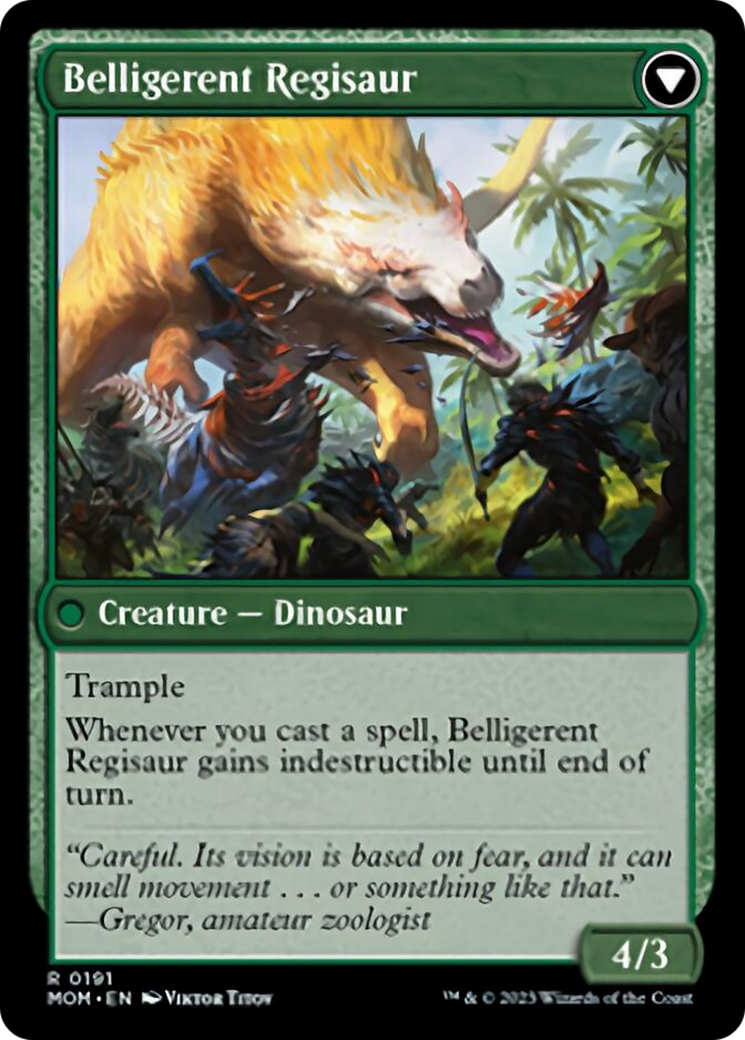 Invasion of Ixalan // Belligerent Regisaur [March of the Machine] | Gear Gaming Bentonville