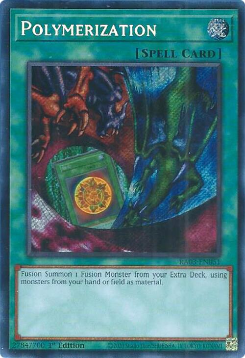 Polymerization (Alternate Art) (Secret Rare) [RA03-EN051] Secret Rare | Gear Gaming Bentonville