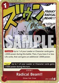 Radical Beam!! (Textured Foil) [Premium Booster -The Best-] | Gear Gaming Bentonville