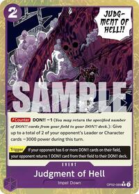 Judgment of Hell (Textured Foil) [Premium Booster -The Best-] | Gear Gaming Bentonville