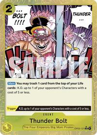 Thunder Bolt (Textured Foil) [Premium Booster -The Best-] | Gear Gaming Bentonville