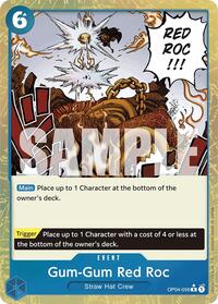 Gum-Gum Red Roc (Textured Foil) [Premium Booster -The Best-] | Gear Gaming Bentonville