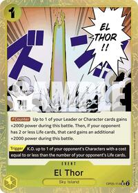 El Thor (Textured Foil) [Premium Booster -The Best-] | Gear Gaming Bentonville