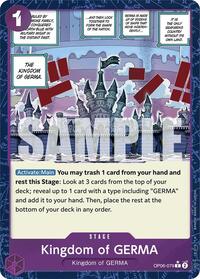 Kingdom of GERMA (Textured Foil) [Premium Booster -The Best-] | Gear Gaming Bentonville
