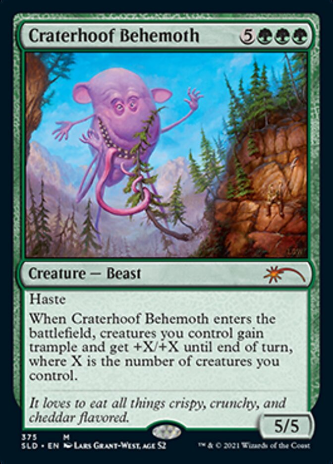 Craterhoof Behemoth (375) [Secret Lair Drop Series] | Gear Gaming Bentonville