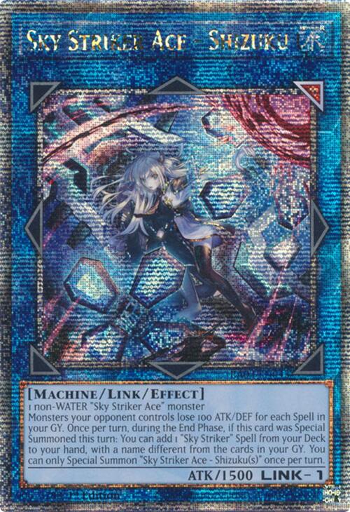 Sky Striker Ace - Shizuku (Alternate Art) (Quarter Century Secret Rare) [RA03-EN043] Quarter Century Secret Rare | Gear Gaming Bentonville