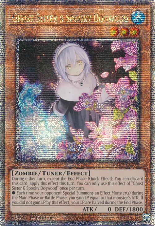 Ghost Sister & Spooky Dogwood (Alternate Art) (Quarter Century Secret Rare) [RA03-EN020] Quarter Century Secret Rare | Gear Gaming Bentonville
