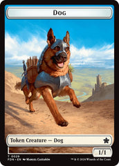 Dog // Beast (0033) Double-Sided Token [Foundations Tokens] | Gear Gaming Bentonville