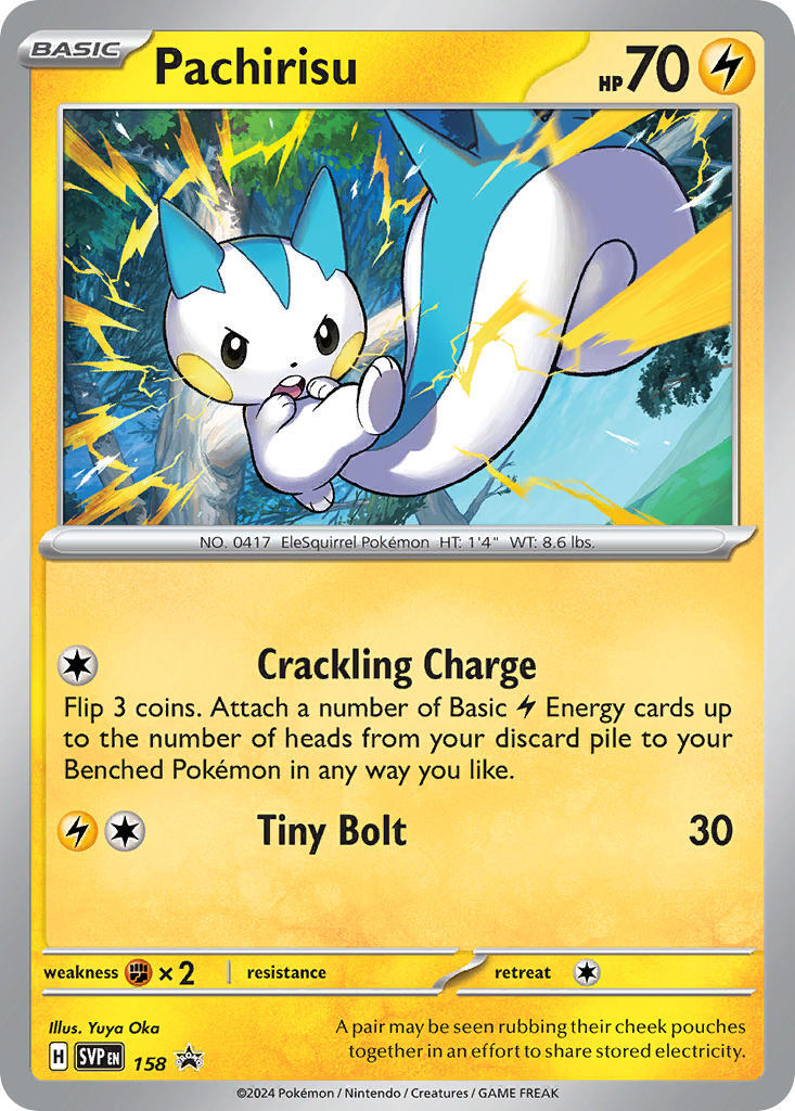 Pachirisu (158) [Scarlet & Violet: Black Star Promos] | Gear Gaming Bentonville