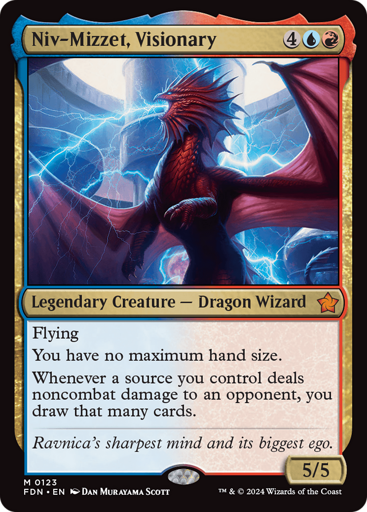 Niv-Mizzet, Visionary [Foundations] | Gear Gaming Bentonville