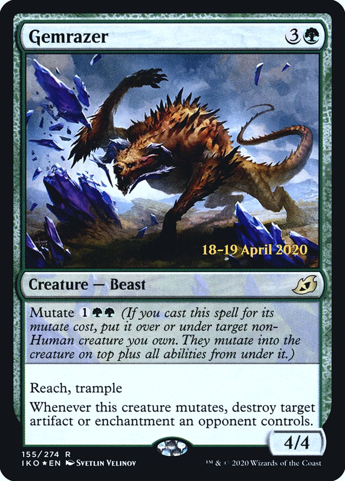 Gemrazer [Ikoria: Lair of Behemoths Prerelease Promos] | Gear Gaming Bentonville