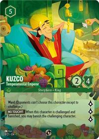 Kuzco - Temperamental Emperor (8) [Disney Lorcana Promo Cards] | Gear Gaming Bentonville