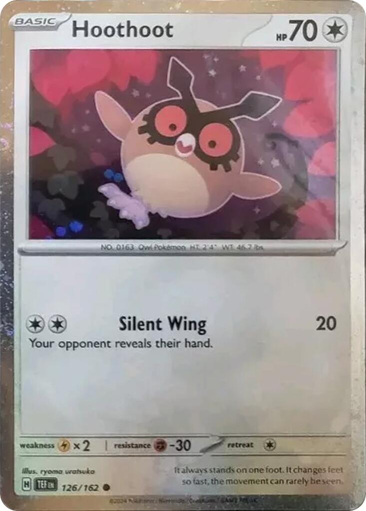 Hoothoot (126/162) (Cosmos Holo) [Scarlet & Violet Promo Cards] | Gear Gaming Bentonville