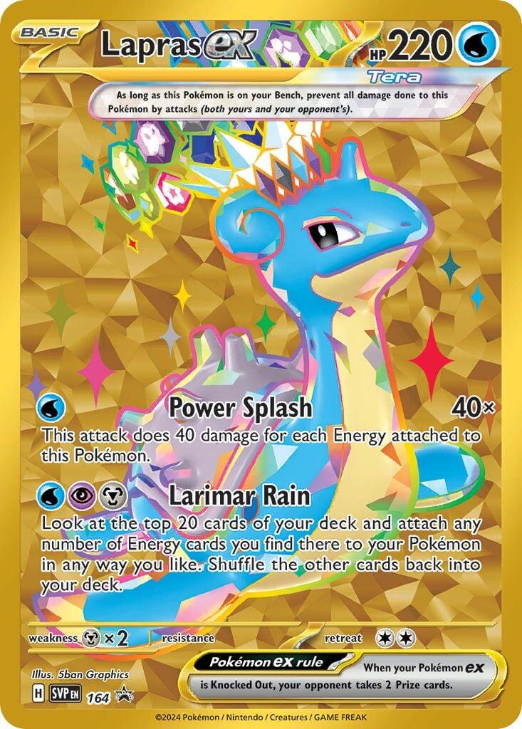 Lapras ex (164) [Scarlet & Violet: Black Star Promos] | Gear Gaming Bentonville