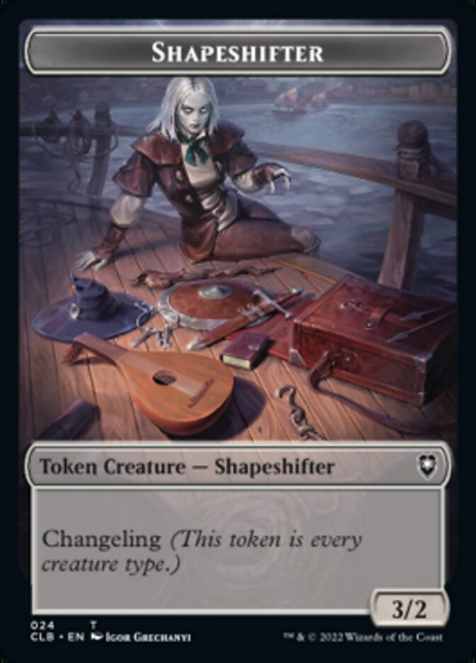 Shapeshifter (024) // Shapeshifter (028) Double-Sided Token [Commander Legends: Battle for Baldur's Gate Tokens] | Gear Gaming Bentonville