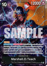 Marshall.D.Teach (093) (Alternate Art) [Emperors in the New World] | Gear Gaming Bentonville