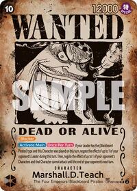 Marshall.D.Teach (093) (Wanted Poster) [Emperors in the New World] | Gear Gaming Bentonville