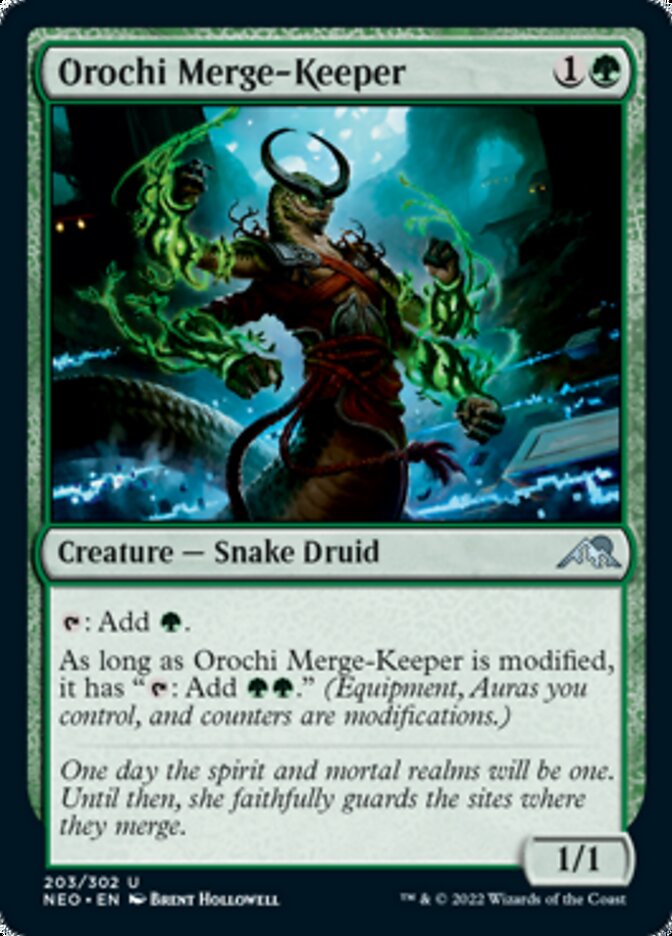 Orochi Merge-Keeper [Kamigawa: Neon Dynasty] | Gear Gaming Bentonville