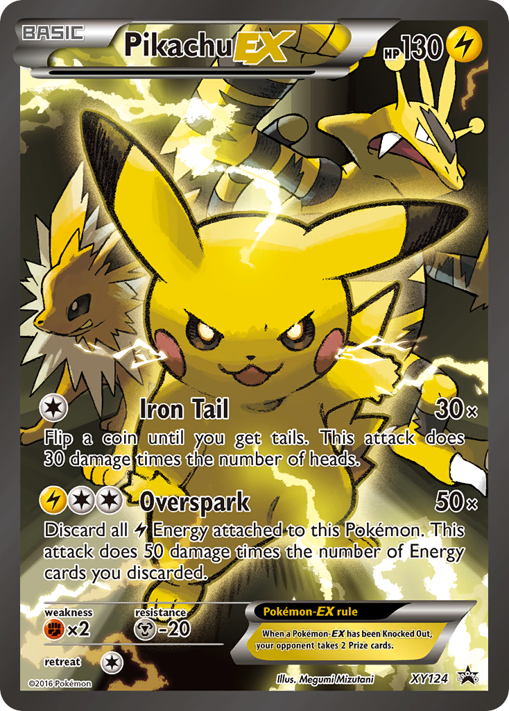 Pikachu EX (XY124) [XY: Black Star Promos] | Gear Gaming Bentonville