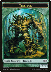 Treefolk // Wolf Double-Sided Token [Commander 2014 Tokens] | Gear Gaming Bentonville