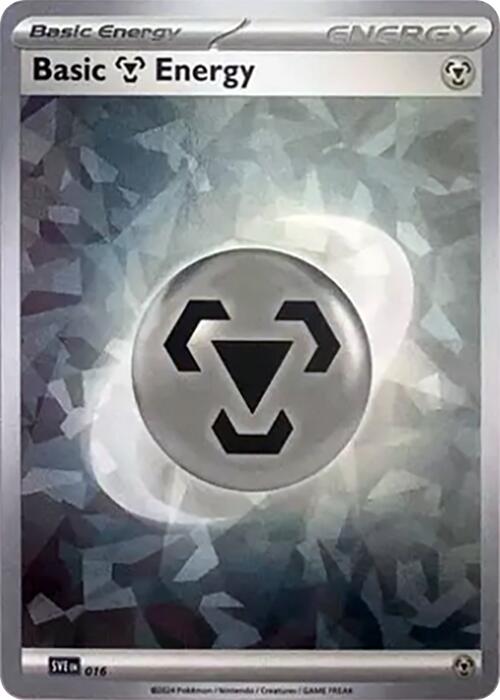 Basic Metal Energy (016) (Cracked Ice Holo) [Scarlet & Violet: Stellar Crown] | Gear Gaming Bentonville