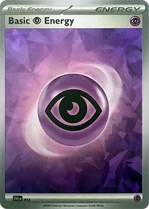 Basic Psychic Energy (013) (Cracked Ice Holo) [Scarlet & Violet: Stellar Crown] | Gear Gaming Bentonville