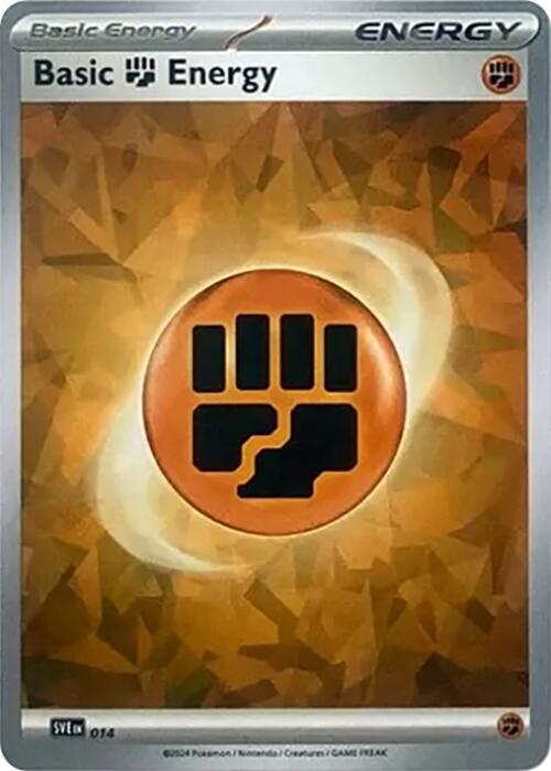 Basic Fighting Energy (014) (Cracked Ice Holo) [Scarlet & Violet: Stellar Crown] | Gear Gaming Bentonville