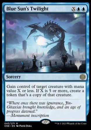 Blue Sun's Twilight (Promo Pack) [Phyrexia: All Will Be One Promos] | Gear Gaming Bentonville