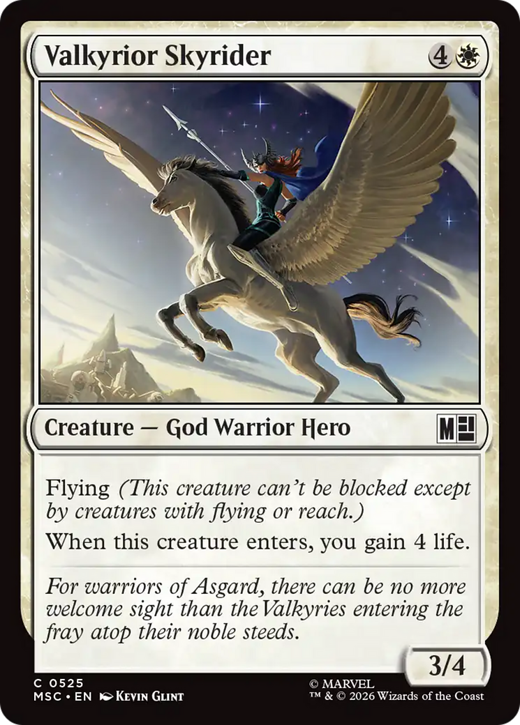 Valkyrior Skyrider [Marvel Super Heroes Commander] | Gear Gaming Bentonville