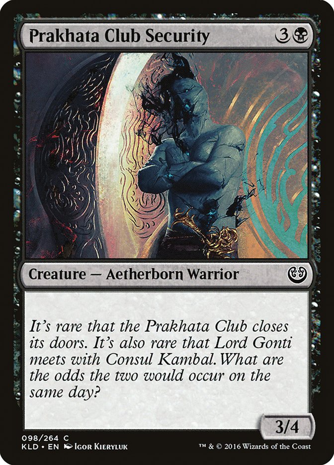 Prakhata Club Security [Kaladesh] | Gear Gaming Bentonville