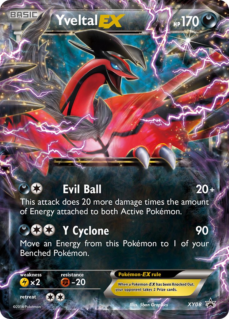 Yveltal EX (XY08) [XY: Black Star Promos] | Gear Gaming Bentonville