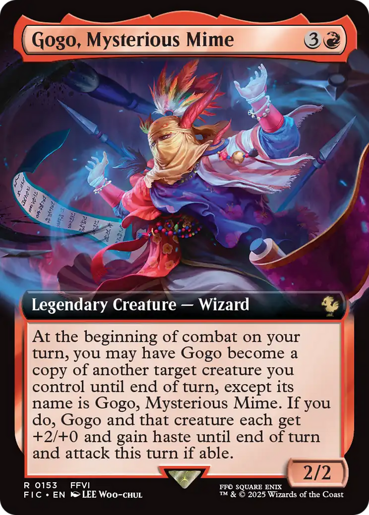 Gogo, Mysterious Mime (Extended Art) [FINAL FANTASY Commander] | Gear Gaming Bentonville