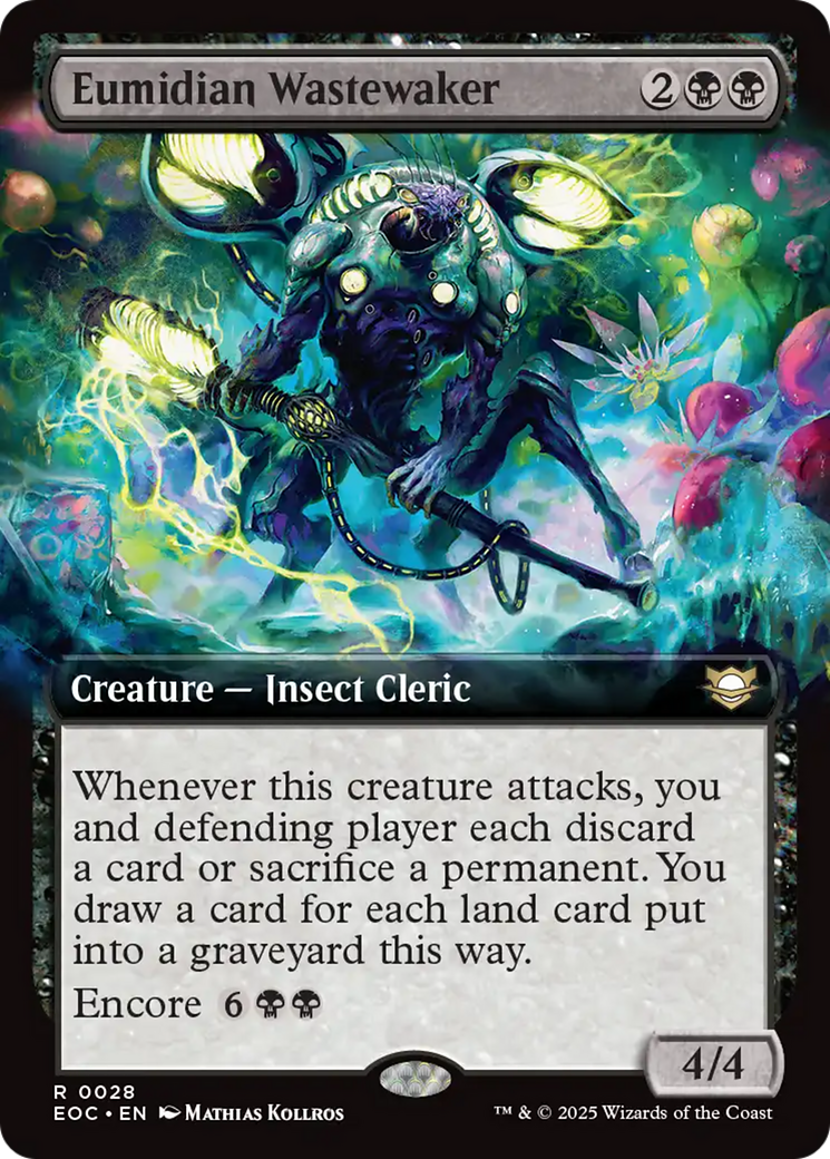 Eumidian Wastewaker (Extended Art) [Edge of Eternities Commander] | Gear Gaming Bentonville