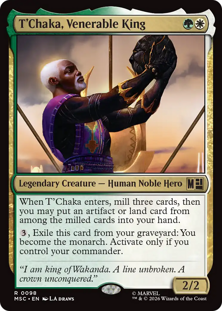 T'Chaka, Venerable King [Marvel Super Heroes Commander] | Gear Gaming Bentonville