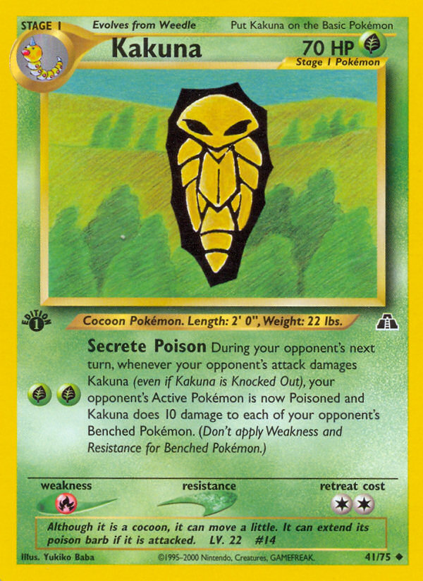 Kakuna (41/75) [Neo Discovery 1st Edition] | Gear Gaming Bentonville