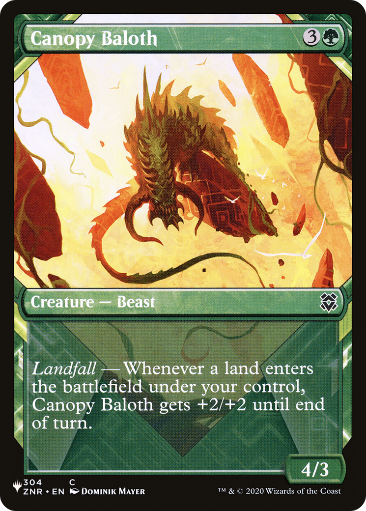 Canopy Baloth (Showcase) [The List] | Gear Gaming Bentonville