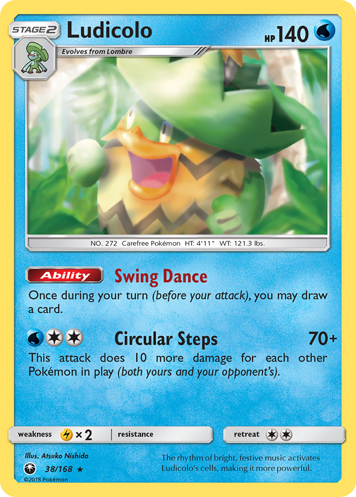 Ludicolo (38/168) [Sun & Moon: Celestial Storm] | Gear Gaming Bentonville