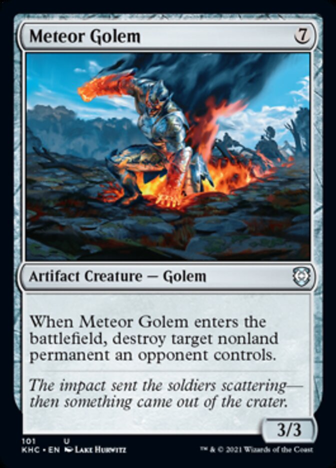 Meteor Golem [Kaldheim Commander] | Gear Gaming Bentonville