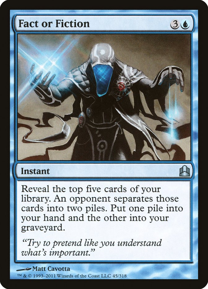 Fact or Fiction [Commander 2011] | Gear Gaming Bentonville