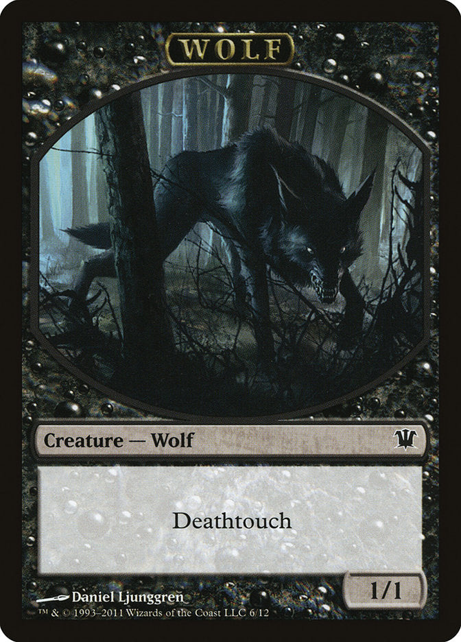 Wolf Token (6/12) [Innistrad Tokens] | Gear Gaming Bentonville