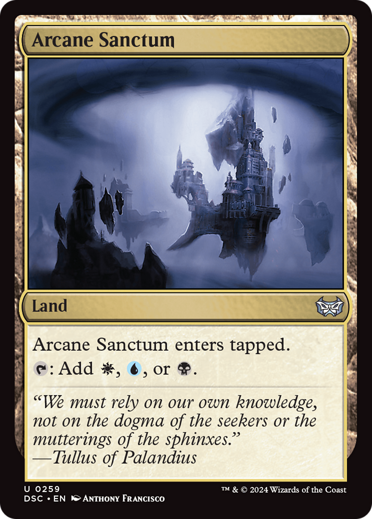 Arcane Sanctum [Duskmourn: House of Horror Commander] | Gear Gaming Bentonville