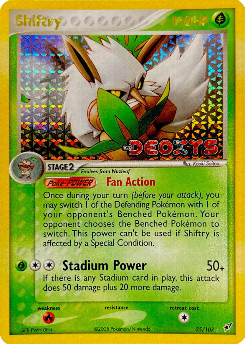 Shiftry (25/107) (Stamped) [EX: Deoxys] | Gear Gaming Bentonville