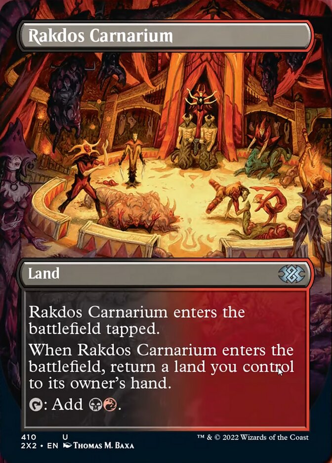 Rakdos Carnarium (Borderless Alternate Art) [Double Masters 2022] | Gear Gaming Bentonville