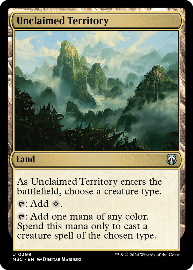 Unclaimed Territory (Ripple Foil) [Modern Horizons 3 Commander] | Gear Gaming Bentonville