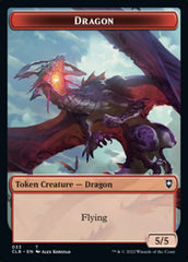 Gold // Dragon Double-Sided Token [Commander Legends: Battle for Baldur's Gate Tokens] | Gear Gaming Bentonville