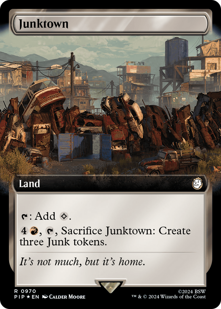 Junktown (Extended Art) (Surge Foil) [Fallout] | Gear Gaming Bentonville