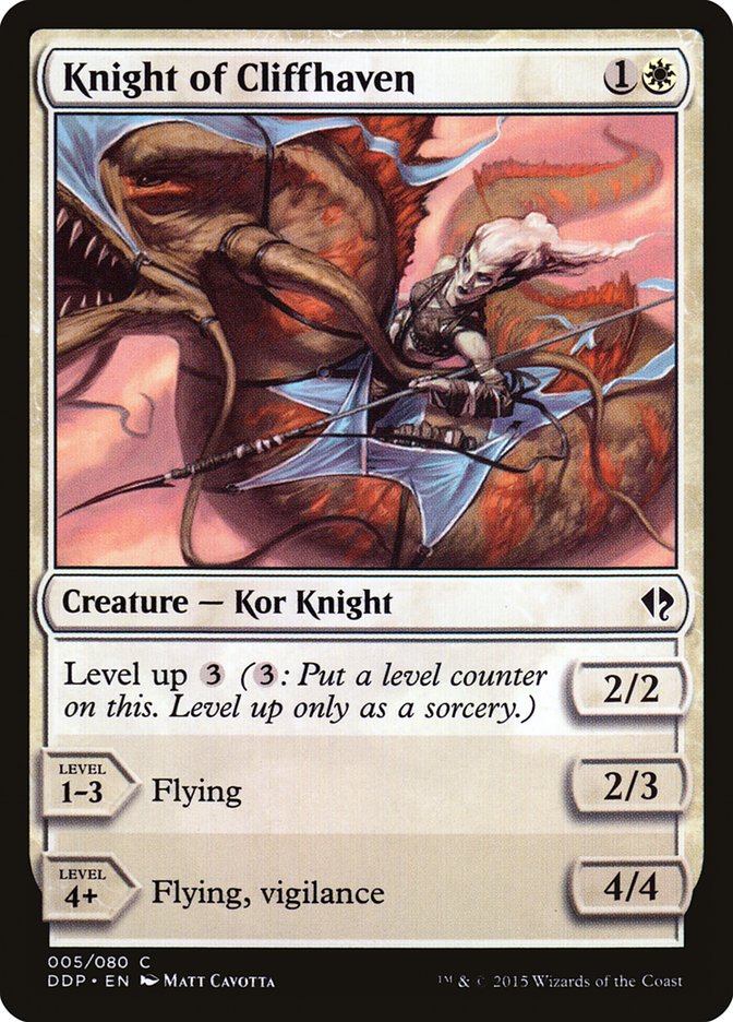 Knight of Cliffhaven [Duel Decks: Zendikar vs. Eldrazi] | Gear Gaming Bentonville